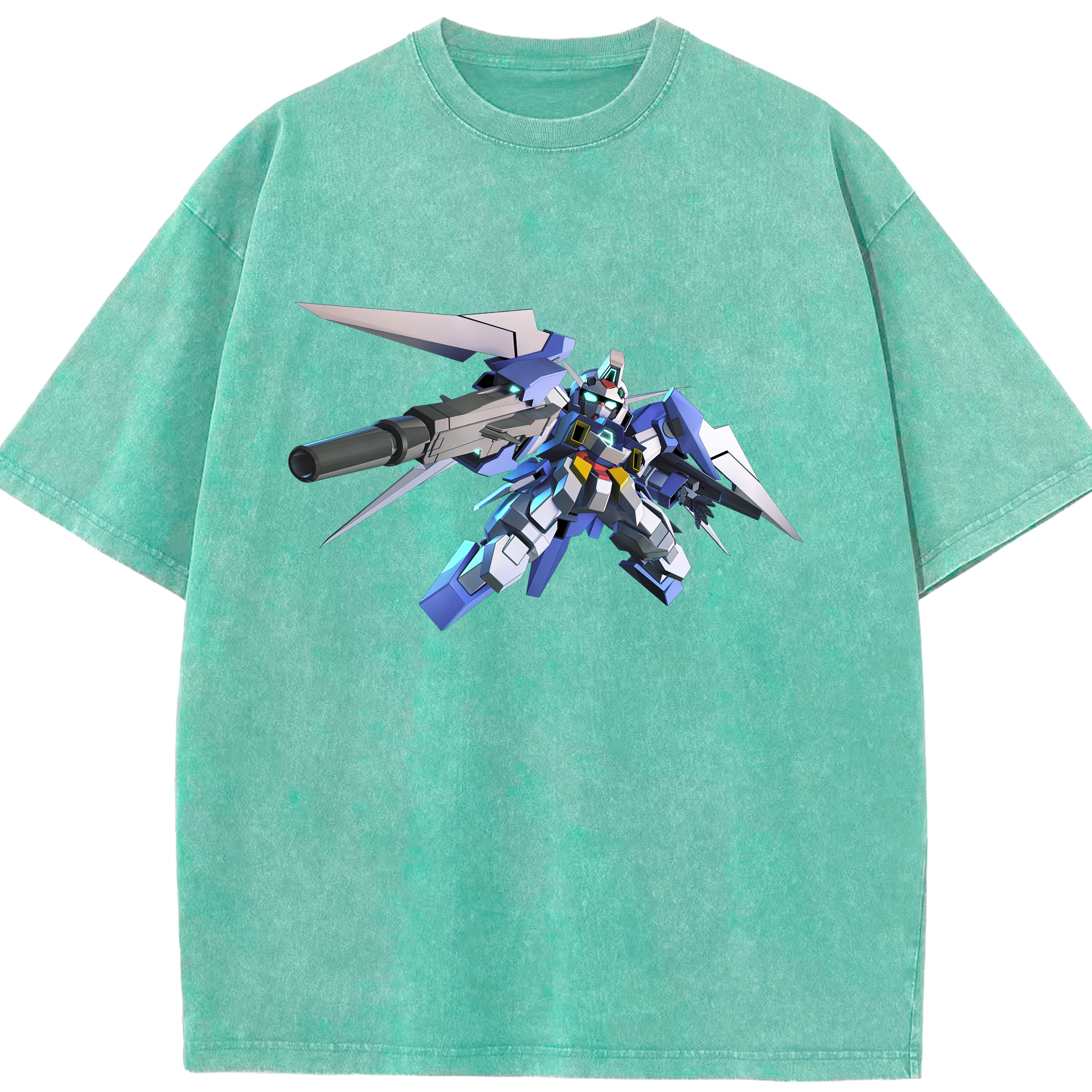 （画像用） 機動戦士ガンダム Mobile Suit Gundam 綿100% ヴィンテージ風 半袖Tシャツ（フロントプリント）